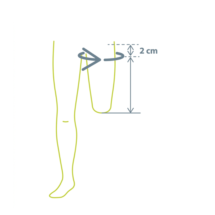 BRIM Maßgrafik 750x750 Liner Maßgrafik zur Bestimmung der richtigen Größe des NORD Cushion Liners